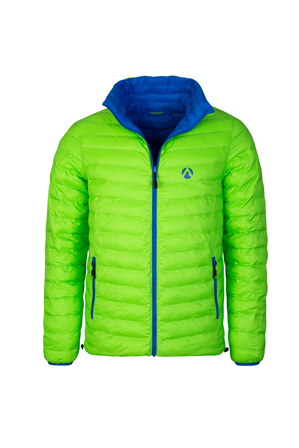AT4600 - Wende-Pufferjacke - Limette/Blau