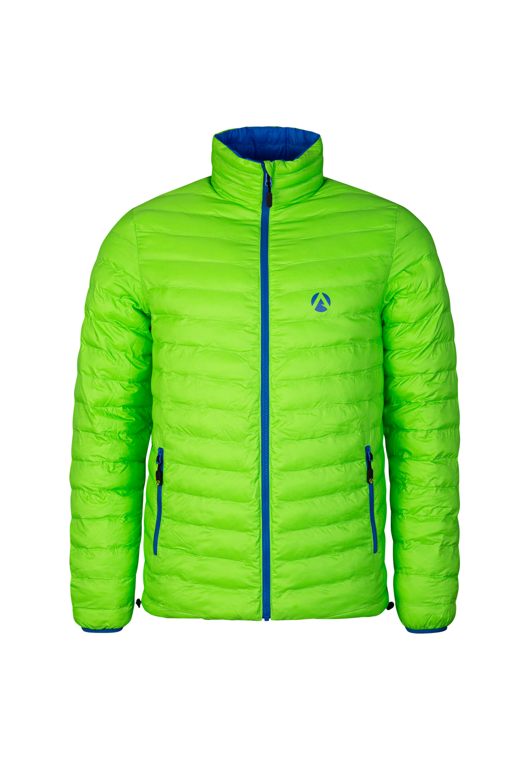 AT4600 - Wende-Pufferjacke - Limette/Blau