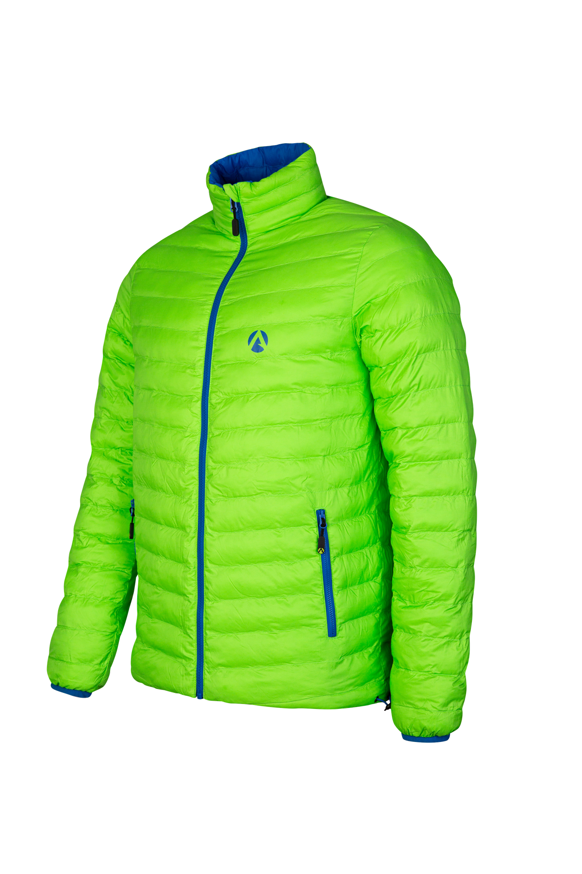 AT4600 - Wende-Pufferjacke - Limette/Blau