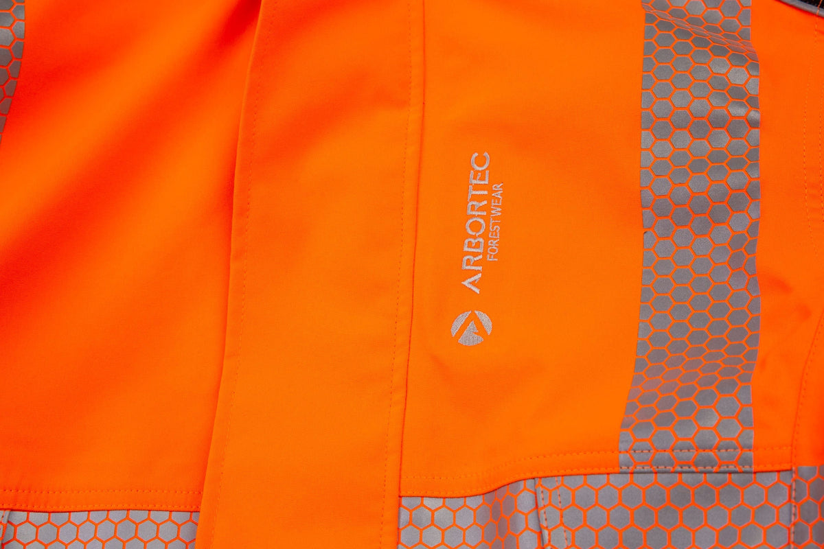 ATHV4480 - Schwerlast Vollreißverschluss Wasserdichte Jacke - Hi Vis Orange