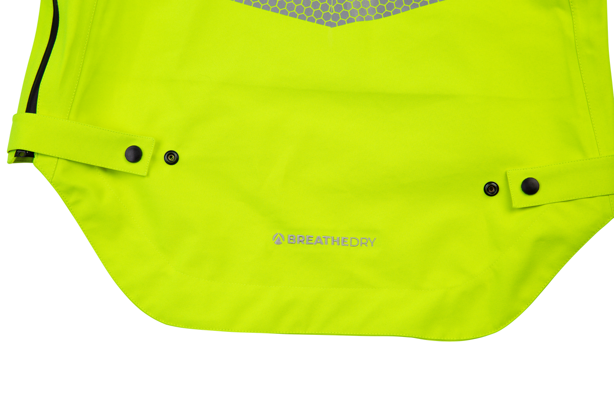 ATHV4460 - Robuste Halb-Reißverschluss Wasserdichte Jacke - Warnleuchtgelb