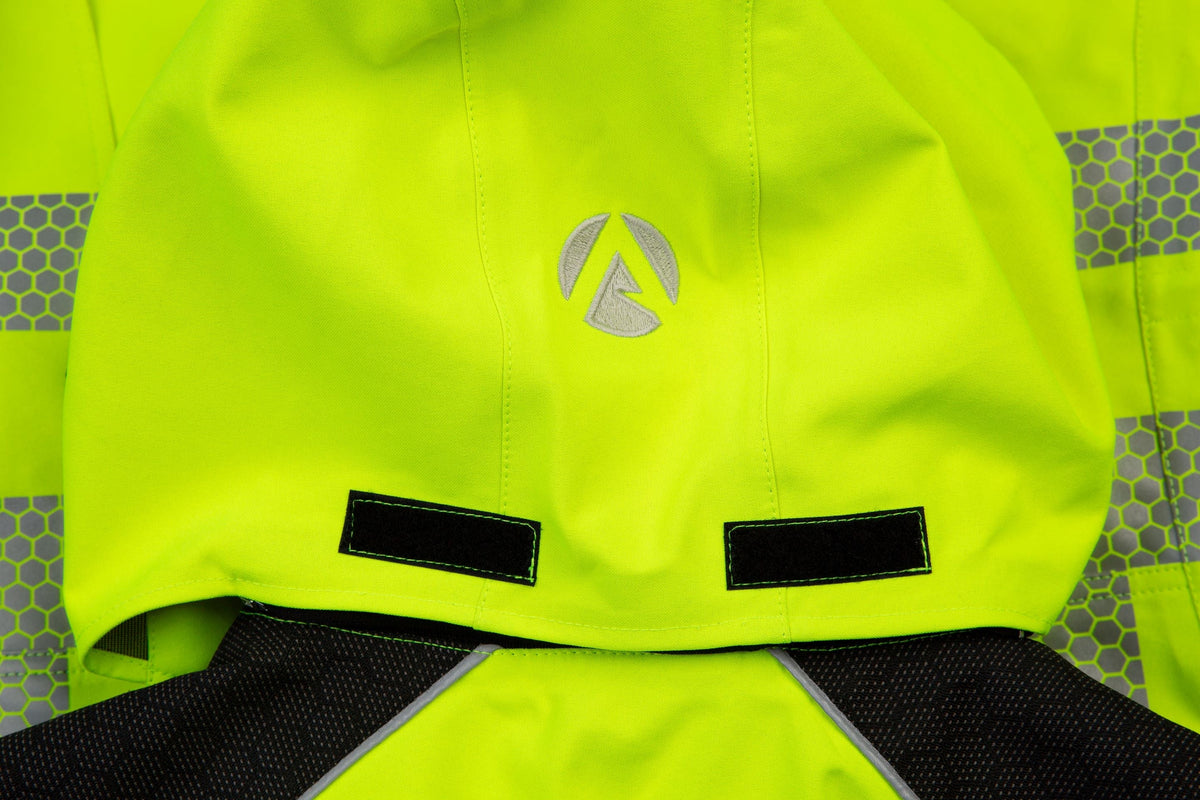 ATHV4480 - Robuste Vollreißverschluss Wasserdichte Jacke - Warnleuchtgelb