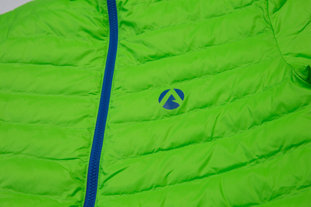 AT4600 - Wende-Pufferjacke - Limette/Blau