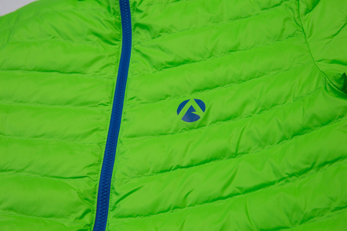 AT4600 - Wende-Pufferjacke - Limette/Blau