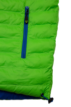 AT4600 - Wende-Pufferjacke - Limette/Blau