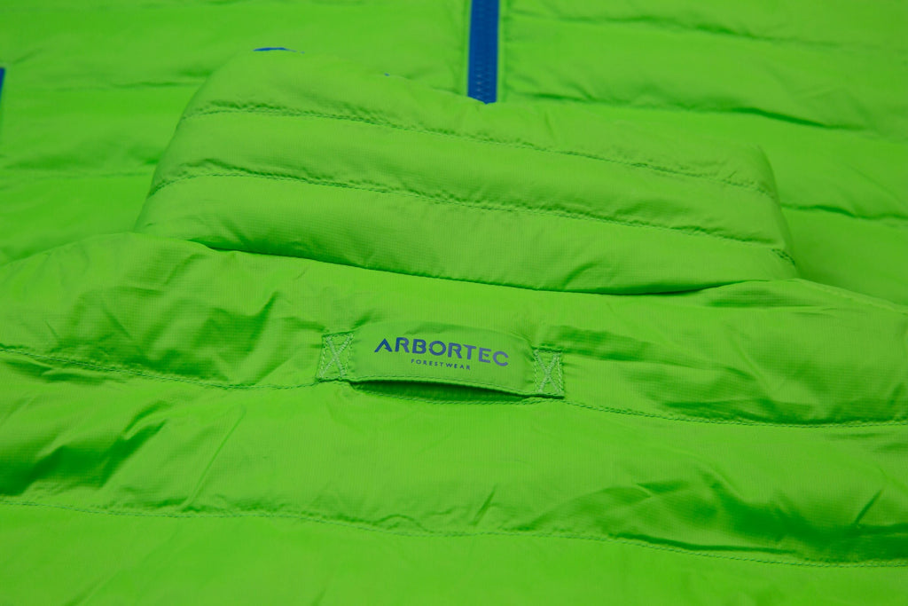 AT4600 - Wende-Pufferjacke - Limette/Blau