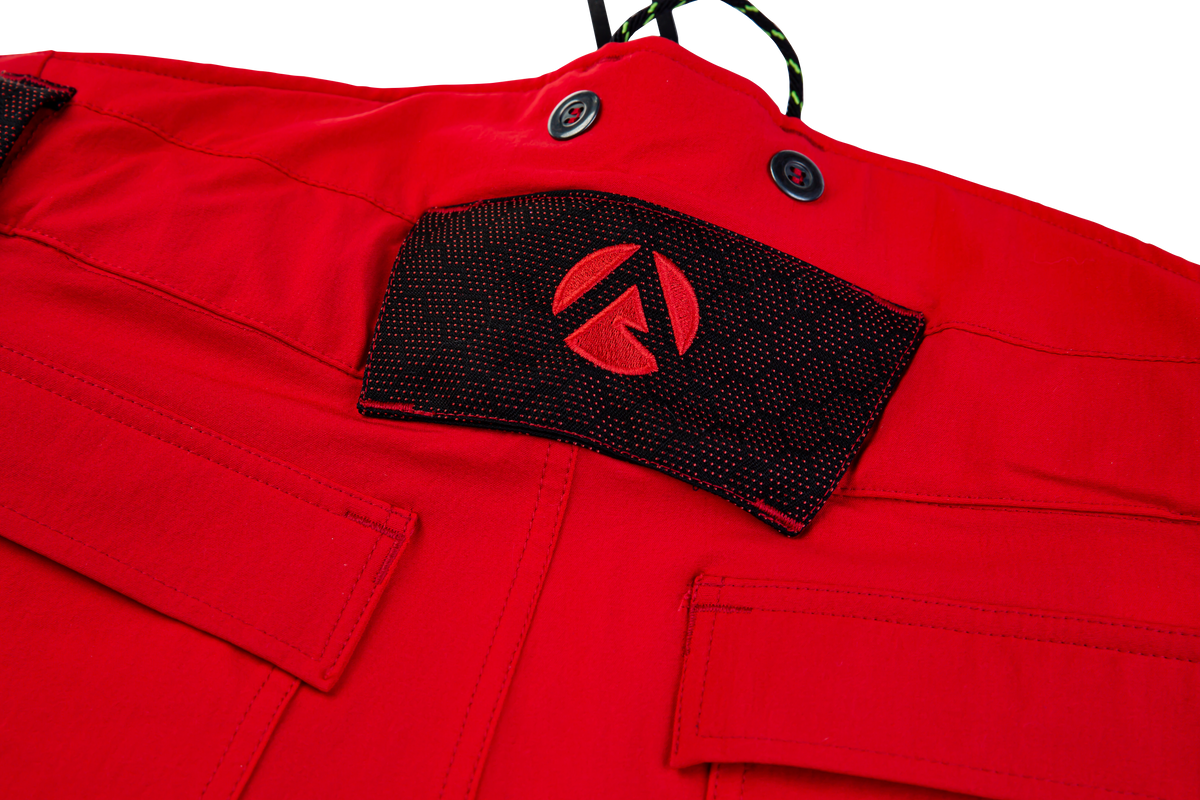 AT4080 - Arbortec Deep Forest Schnittschutzhose Design A/Klasse 1 - Rot