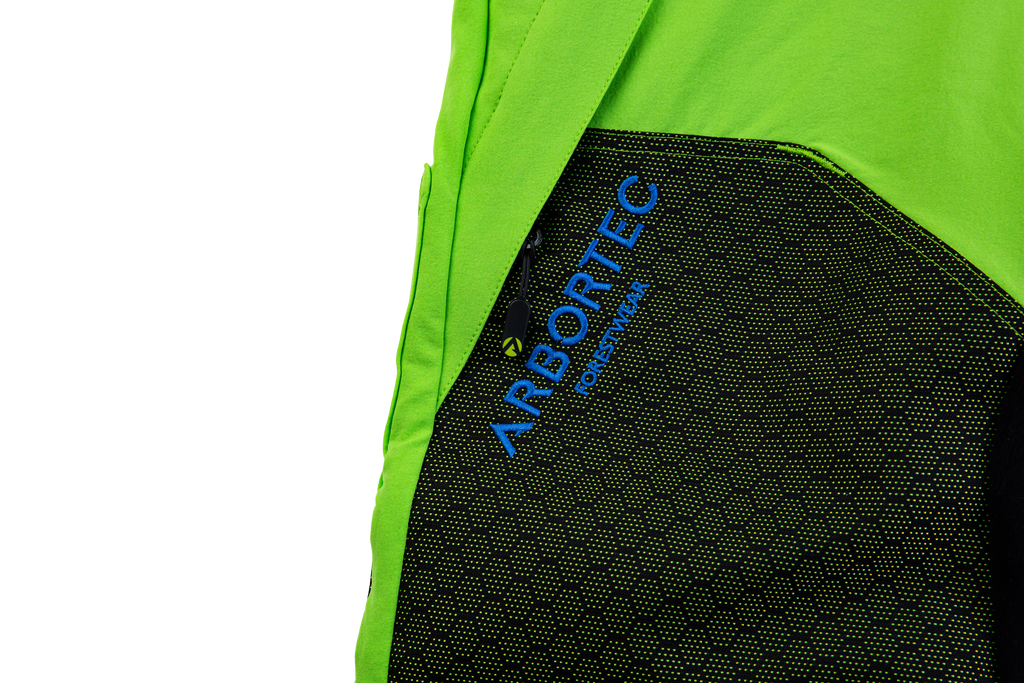 AT4080 - Arbortec Deep Forest Schnittschutzhose Design A/Klasse 1 - Lime