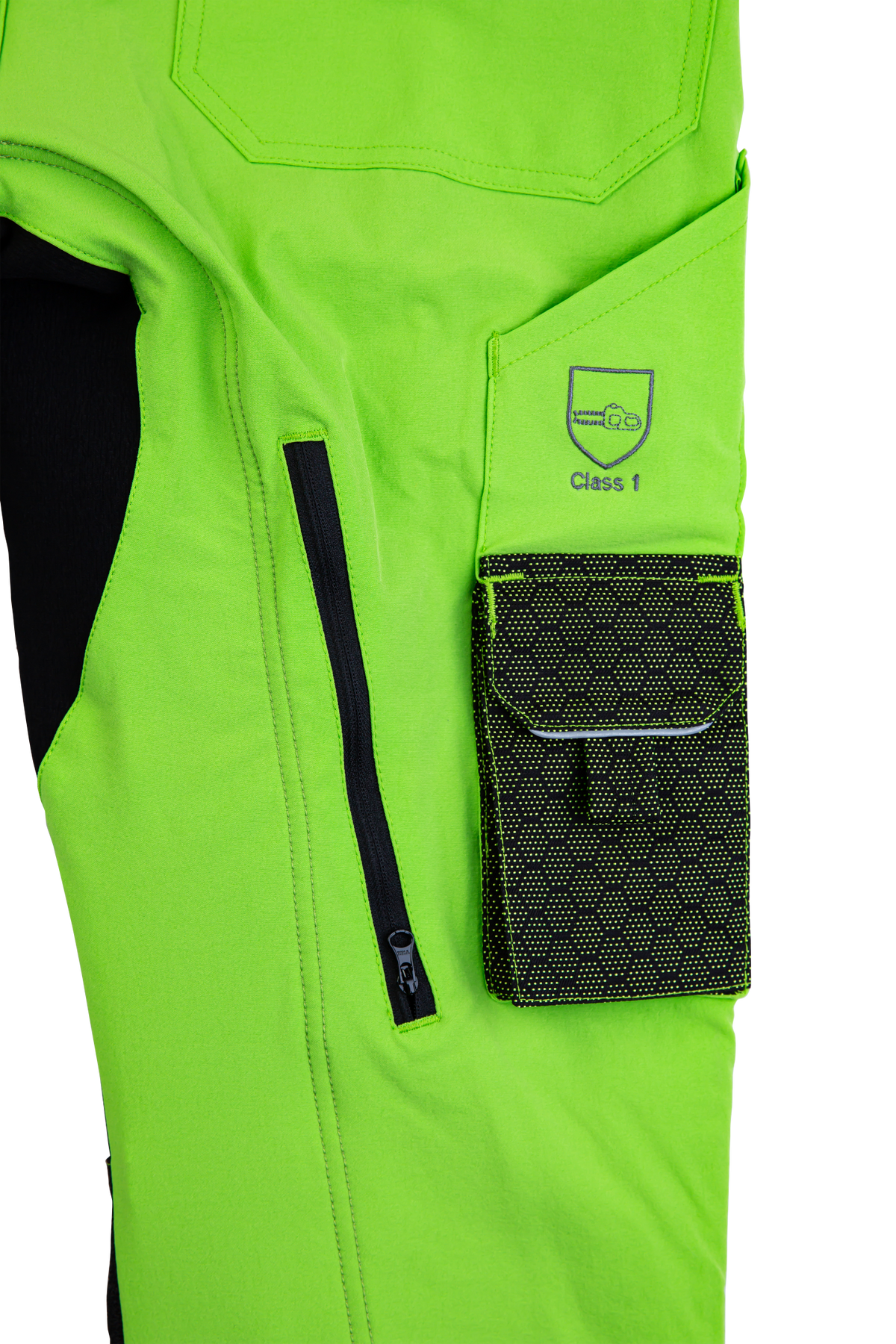 AT4080 - Arbortec Deep Forest Schnittschutzhose Design A/Klasse 1 - Lime