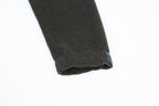 Wolf Halb-Reißverschluss Warmer Pullover Olive