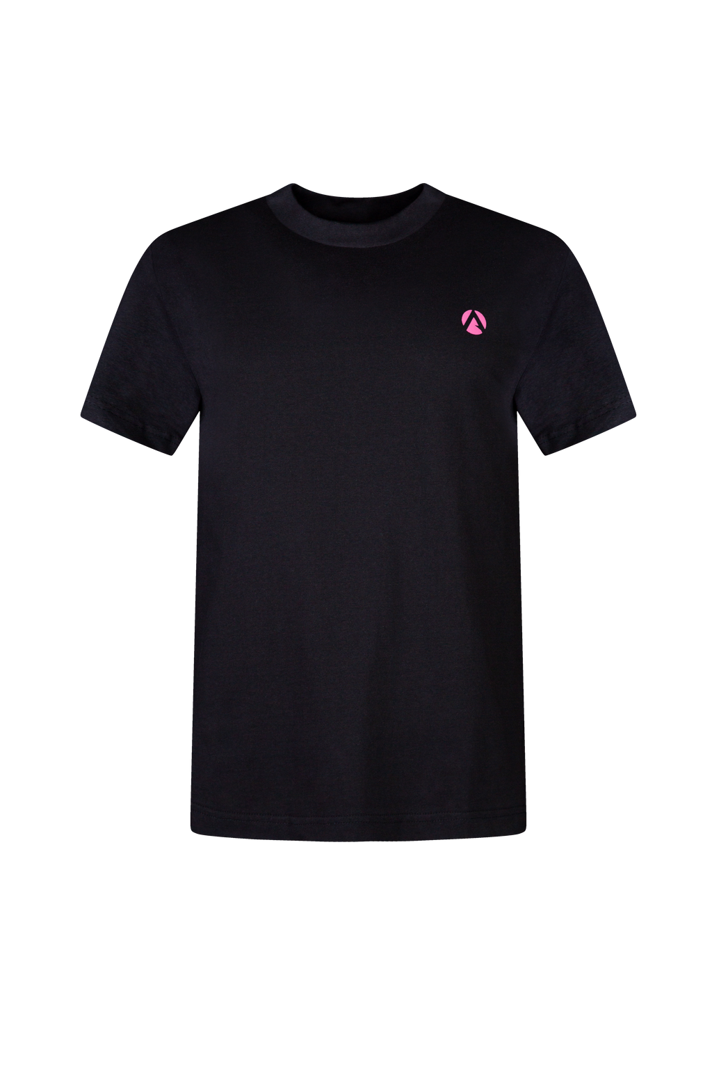 Schwarzes T-Shirt mit kurzen Ärmeln (Pink - AIS/LTTL)