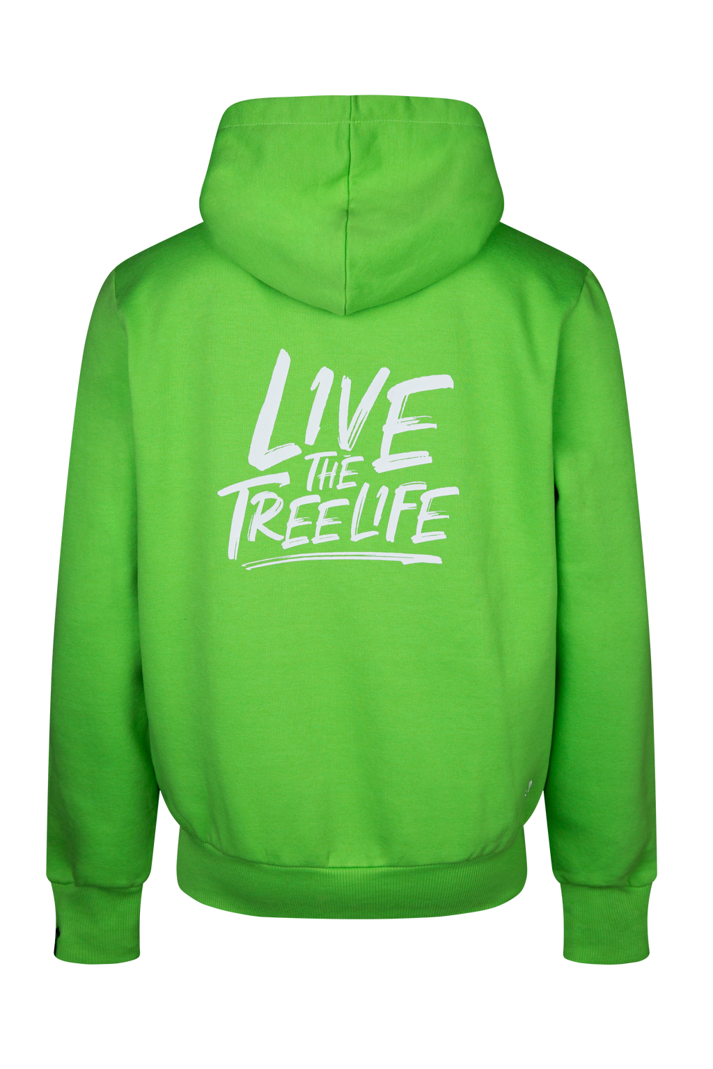 Limetten-Hochkragen-Hoodie