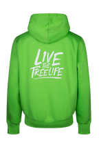Limetten-Hochkragen-Hoodie