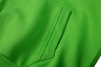 Limetten-Hochkragen-Hoodie