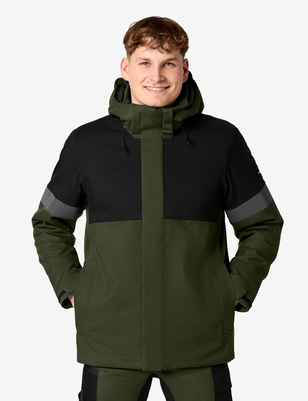 Adrian Winterjacke 80236 – Oliv-schwarz
