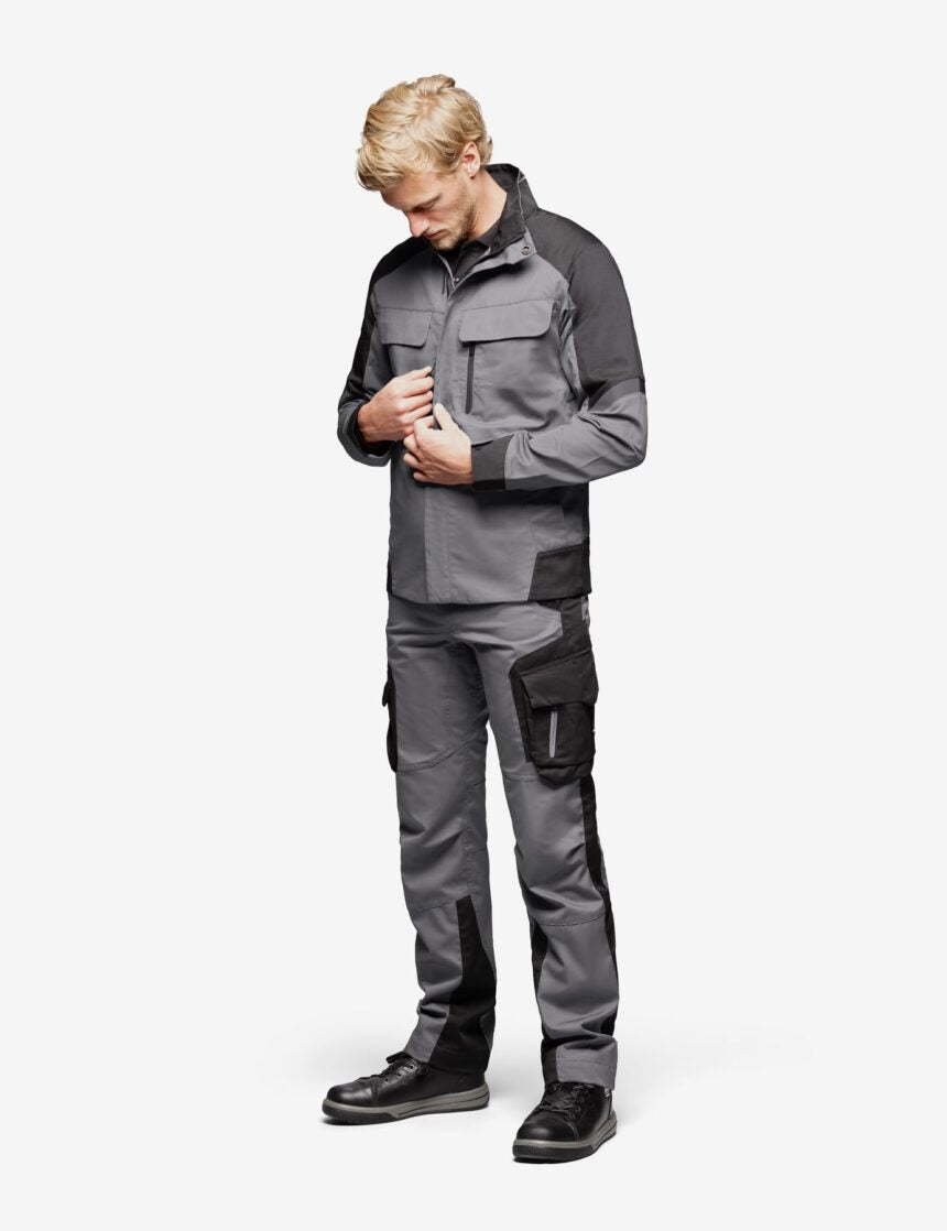 Frank Arbeitsjacke 125900 – Grau-schwarz