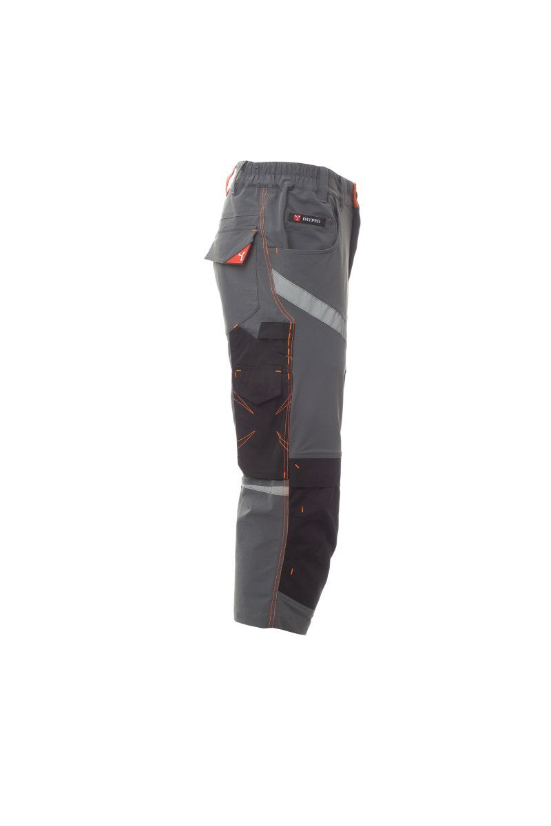 Cargohose Herren Next 4W Pirate – Rauchgrau/Schwarz