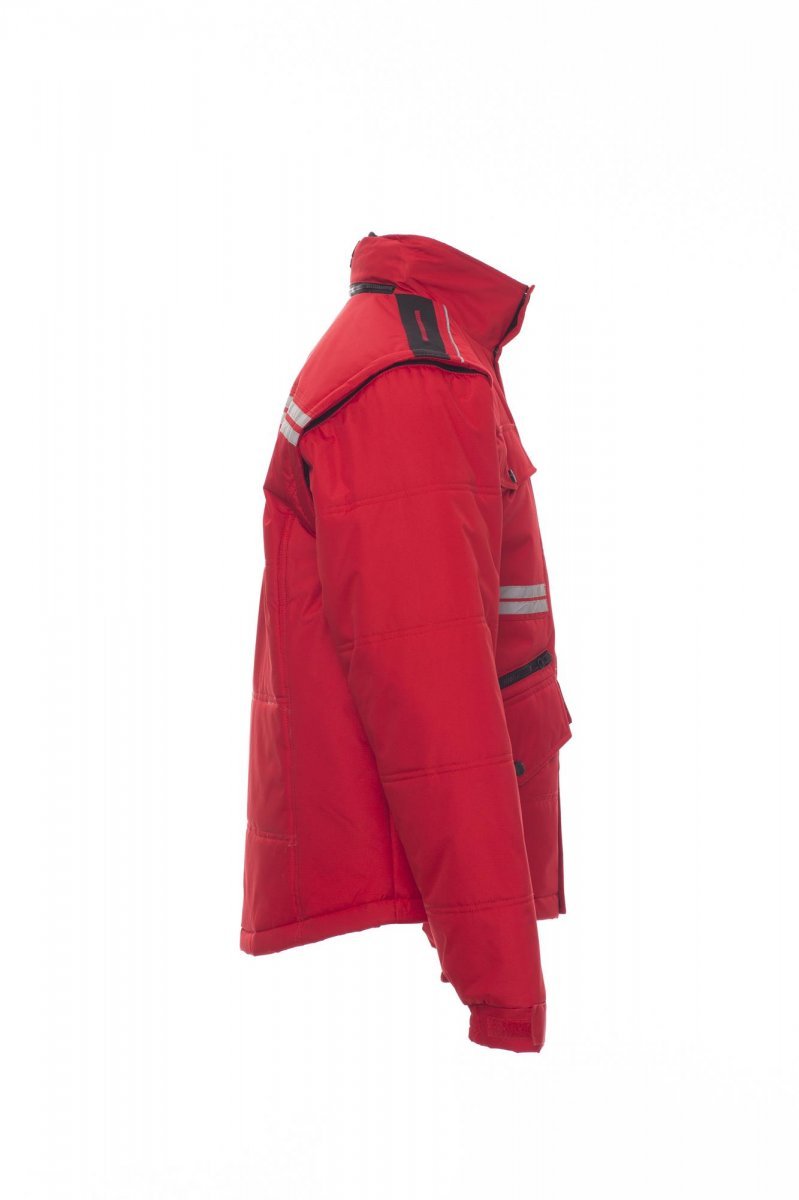 Winterjacke Herren Fighter 2.0 – Rot/Schwarz