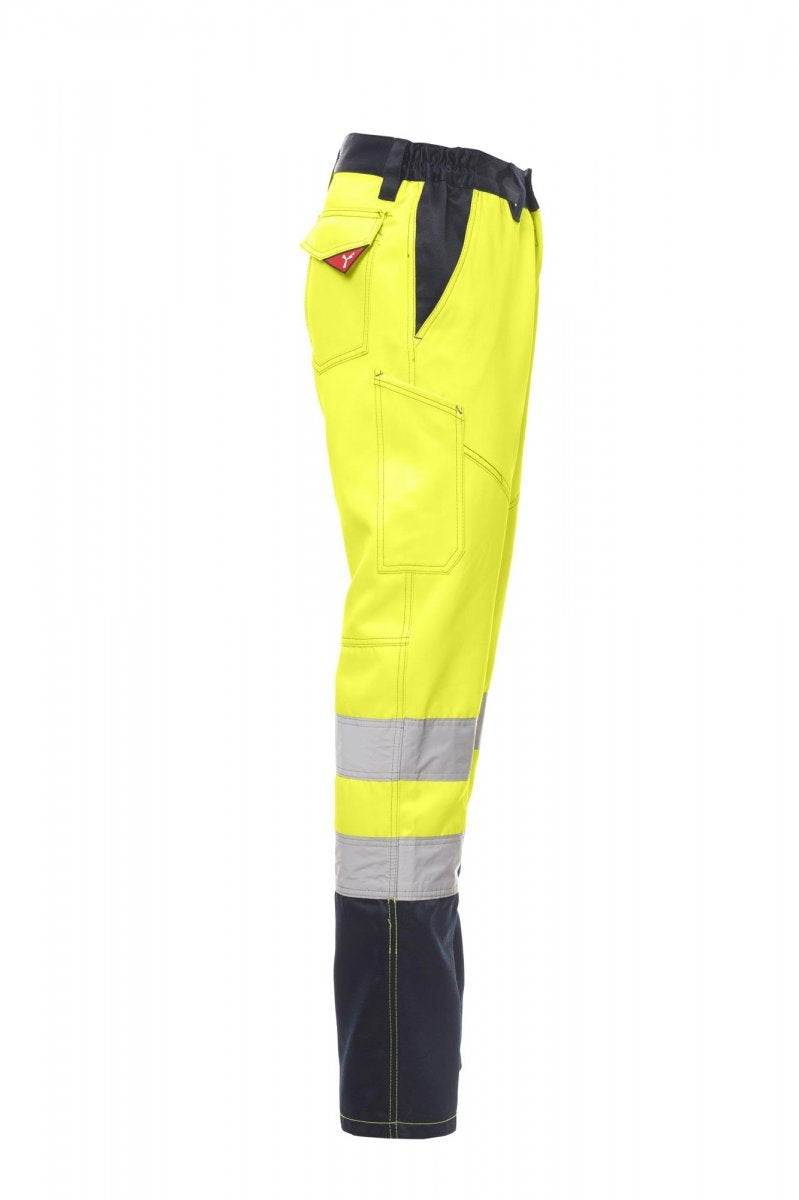Cargohose Herren Charter/winter – Fluogelb/Marineblau