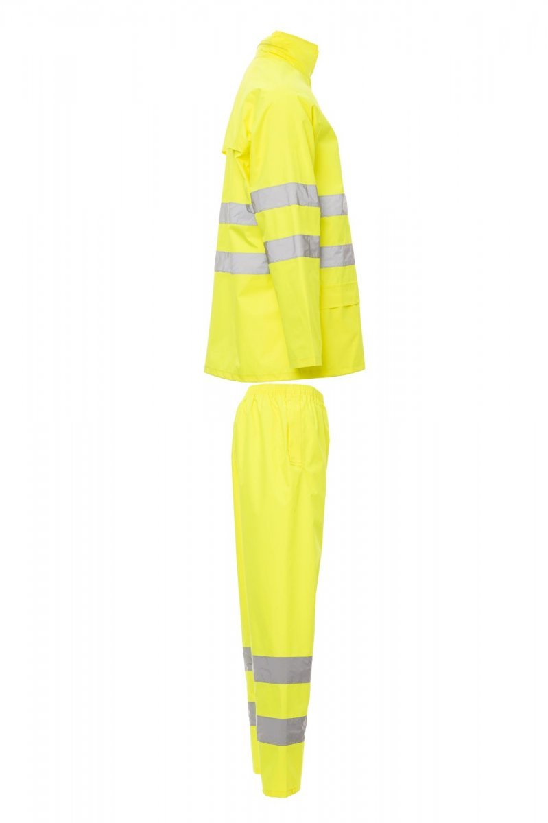 Regenset Herren Hi-vi Rainset – Fluogelb