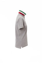 Poloshirt Damen Nation Lady Melange – Grau Meliert/Italien