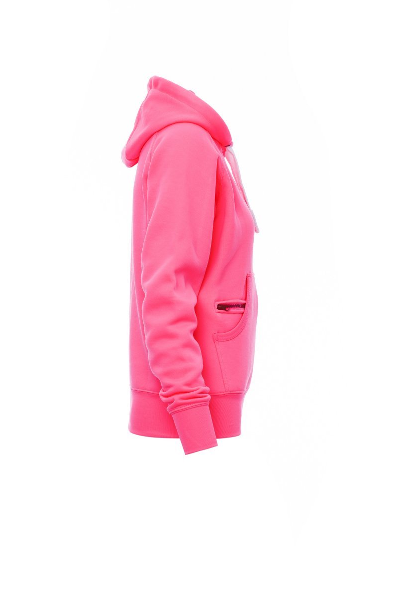 Kapuzensweatshirt Damen Atlanta+ Lady Fluo – Fluo-Fuchsienrot