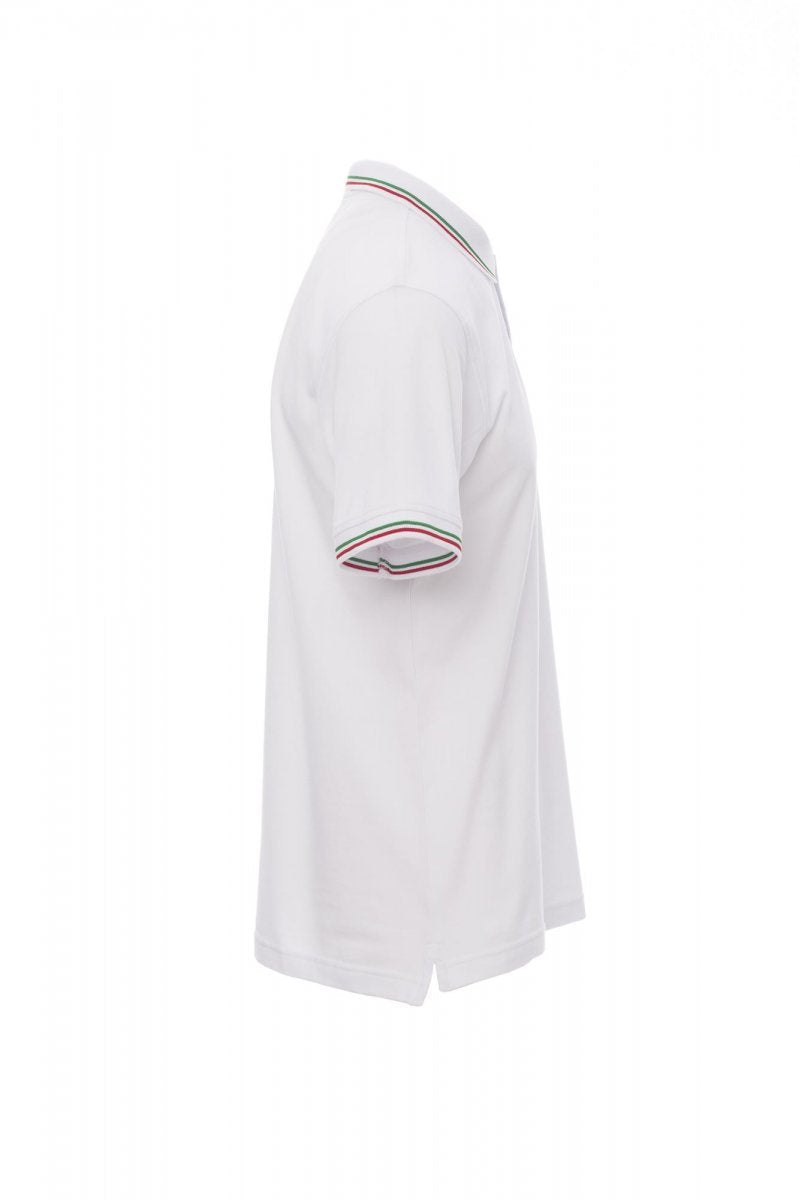 Poloshirt Italia – Weiß