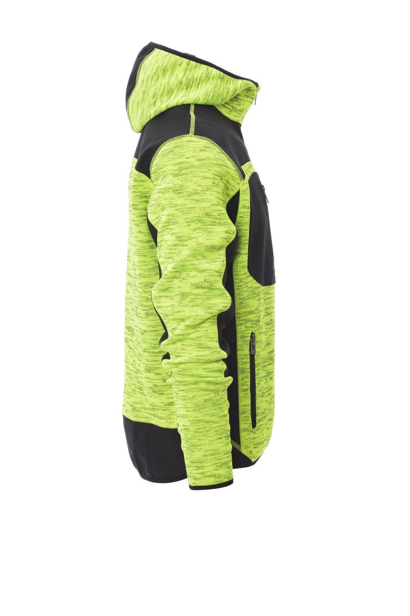 Softshell Jacke Herren Trip – Fluogelb/Schwarz