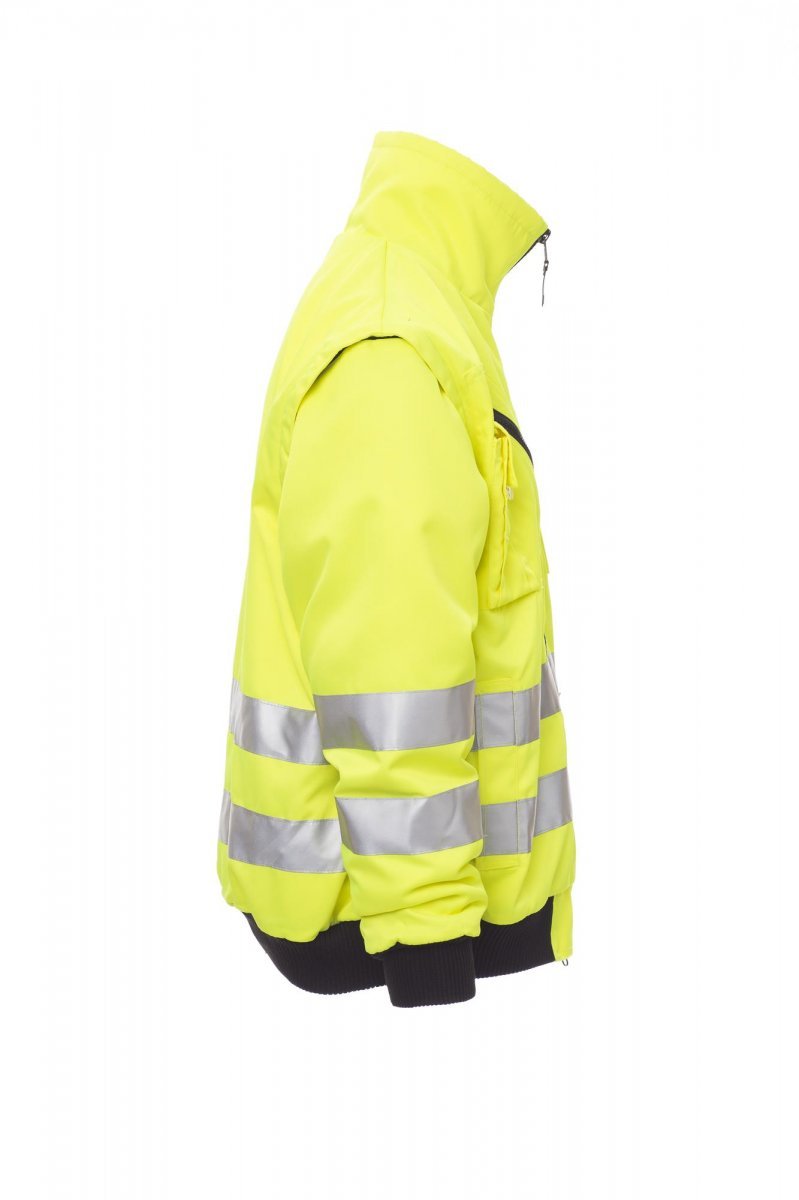 Arbeitsjacke Herren Street – Fluogelb