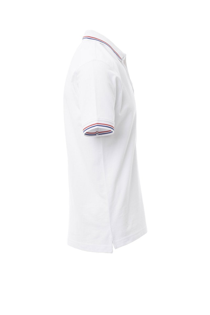Poloshirt France – Weiß