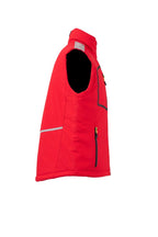 Softshell Jacke Herren Stream Vest Lite Pad – Rot/Schwarz