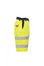 Bermudashorts Herren Craft – Fluogelb/Marineblau