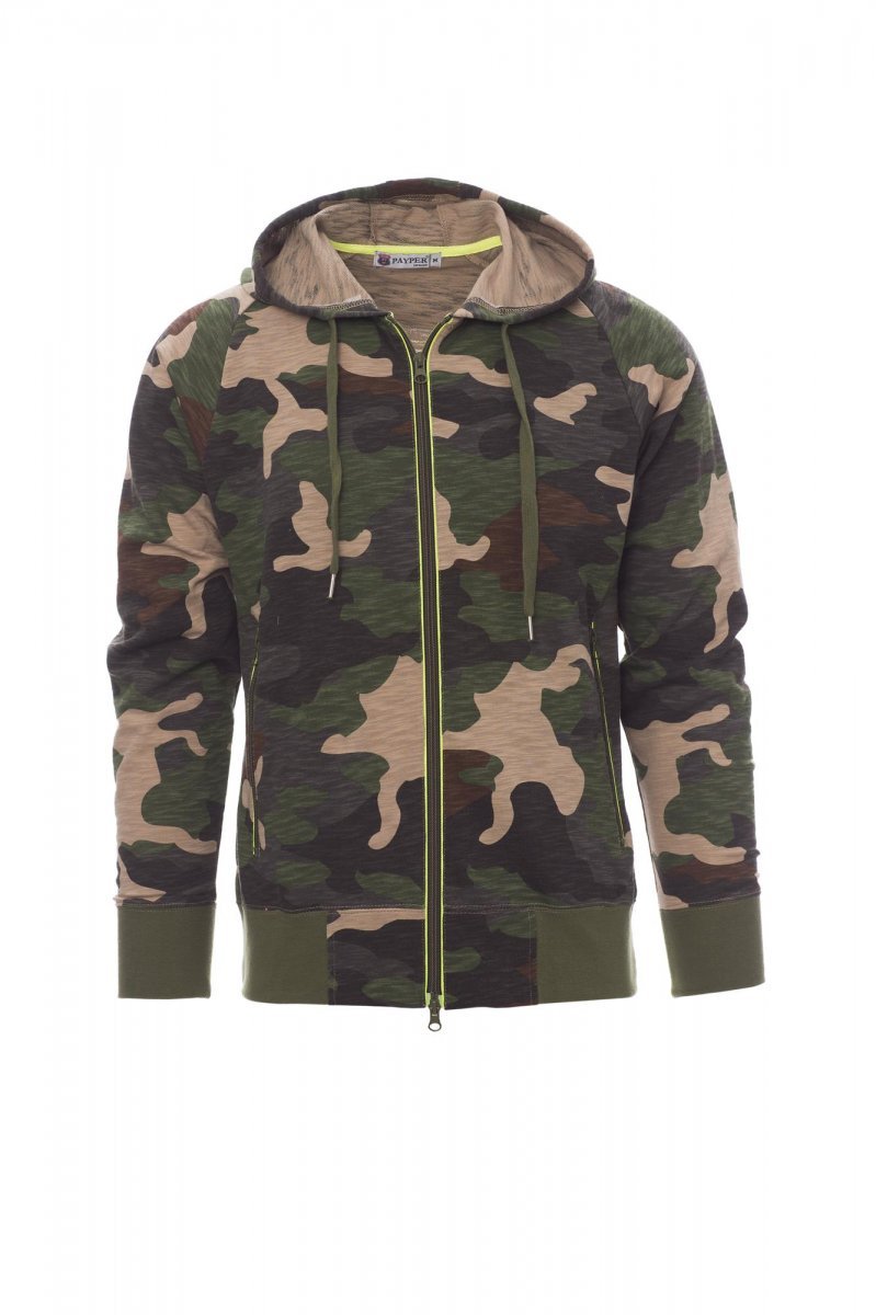 Kapuzensweatshirt Herren Freestyle – Tarnfarbe