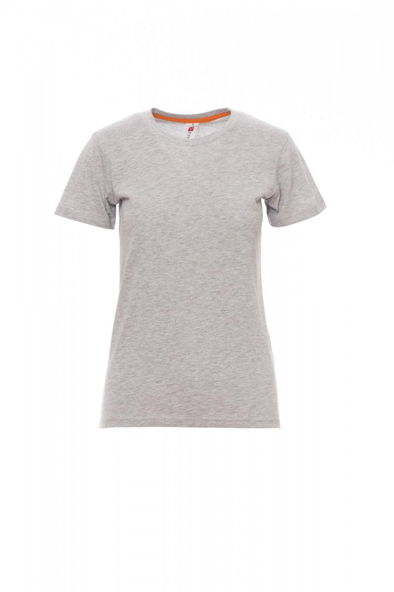 T-Shirt Damen Sunset Lady Melange – Grau Meliert