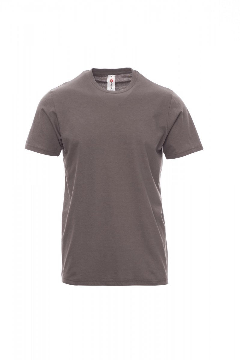 T-Shirt Herren Print – Stahlgrau