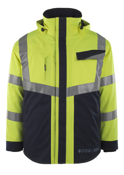 MASCOT® Emmen – hi-vis gelb/schwarzblau