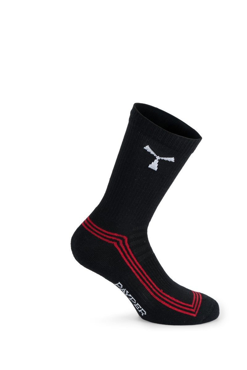 Socken Kinder Carl – Nero/Grigio Melange/Bianco
