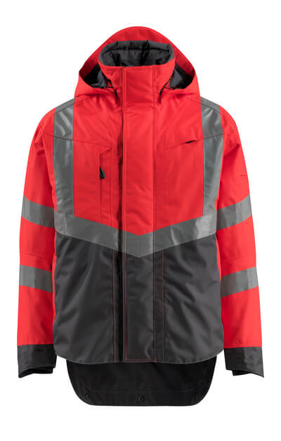 MASCOT® Harlow – hi-vis rot/dunkelanthrazit