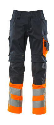 MASCOT® Leeds – schwarzblau/hi-vis orange
