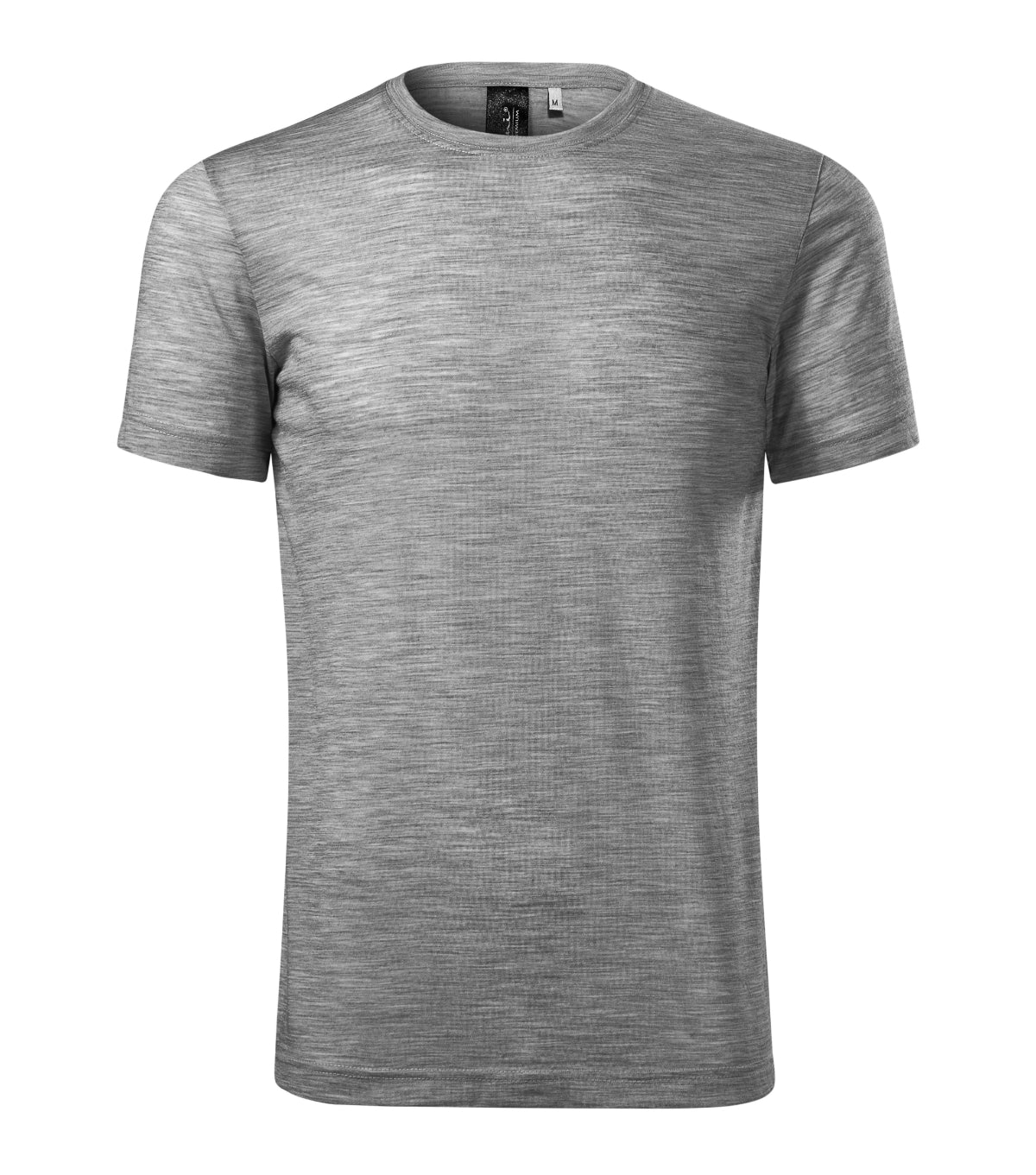 T-Shirt Herren Merino Rise 157 – dunkelgrau meliert