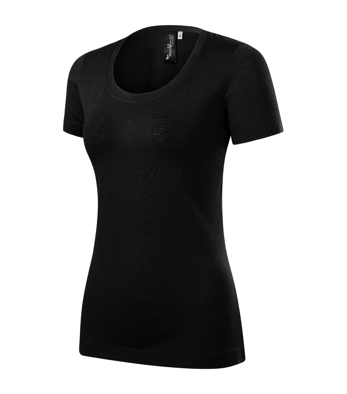 T-Shirt Damen Merino Rise 158 – schwarz
