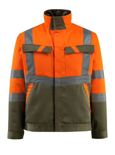 MASCOT® Forster – hi-vis orange/moosgrün