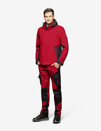 Georg Arbeitsjacke 80101 – Rot-schwarz