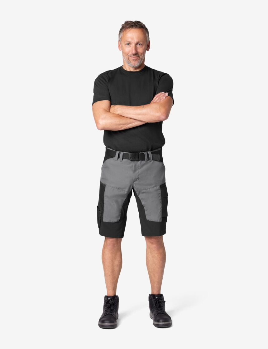 Kim Arbeitsshorts 123130 – Grau-schwarz