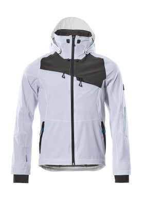Jacke, ULTIMATE STRETCH, wasserdicht – weiss/dunkelanthrazit