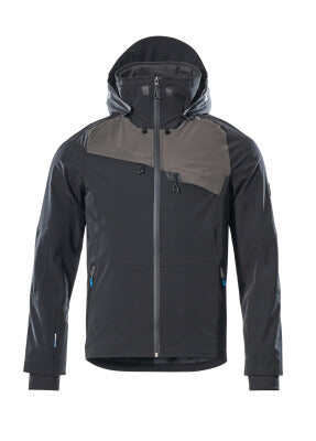 Jacke, ULTIMATE STRETCH, wasserdicht – schwarz/dunkelanthrazit