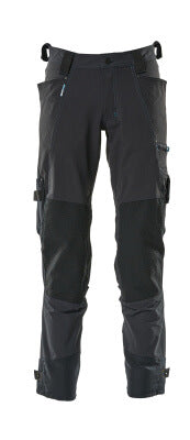 Hose mit Knietaschen aus Dyneema,Stretch – schwarzblau