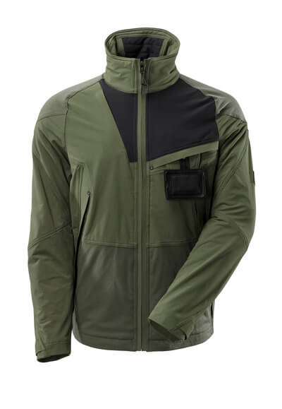 Jacke,ULTIMATE STRETCH, geringes Gewicht – mossgrün/schwarz