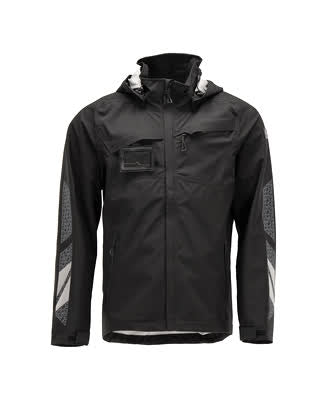 Hardshelljacke, geringes Gewicht – schwarz