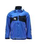 Hardshelljacke, geringes Gewicht – azurblau/schwarzblau